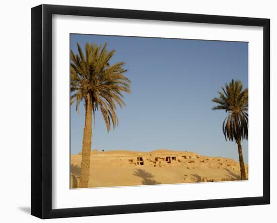 Jabal El Mawta, Oasis of Siwa, Egypt, North Africa, Africa-Groenendijk Peter-Framed Photographic Print