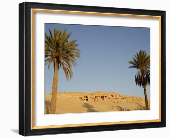 Jabal El Mawta, Oasis of Siwa, Egypt, North Africa, Africa-Groenendijk Peter-Framed Photographic Print