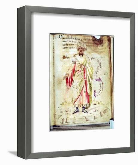 Jabir Ibn Hayyan, Abu Musa, Arab chemist and alchemist. Artist: Unknown-Unknown-Framed Giclee Print