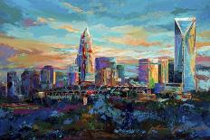 The Queen City Charlotte North Carolina-Jace D. McTier-Framed Premier Image Canvas