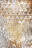 Triangular Takeover Gold-Jace Grey-Art Print
