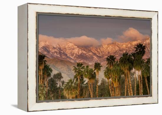 Jacinto and Santa Rosa Mountain Ranges, Palm Springs, California, USA-Richard Duval-Framed Premier Image Canvas