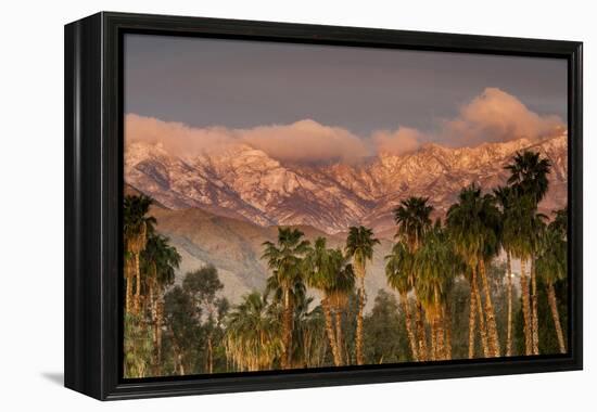 Jacinto and Santa Rosa Mountain Ranges, Palm Springs, California, USA-Richard Duval-Framed Premier Image Canvas