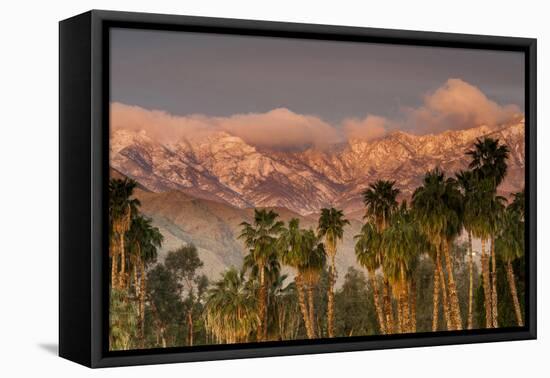 Jacinto and Santa Rosa Mountain Ranges, Palm Springs, California, USA-Richard Duval-Framed Premier Image Canvas