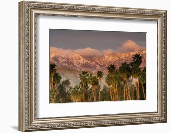 Jacinto and Santa Rosa Mountain Ranges, Palm Springs, California, USA-Richard Duval-Framed Photographic Print