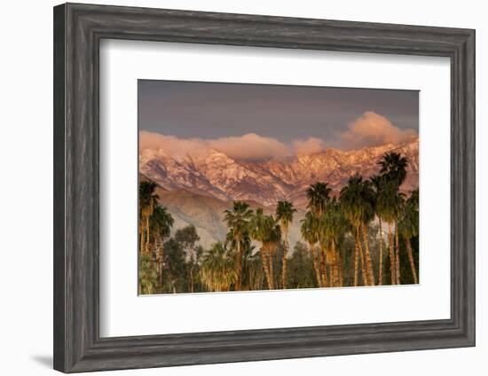 Jacinto and Santa Rosa Mountain Ranges, Palm Springs, California, USA-Richard Duval-Framed Photographic Print