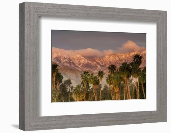 Jacinto and Santa Rosa Mountain Ranges, Palm Springs, California, USA-Richard Duval-Framed Photographic Print