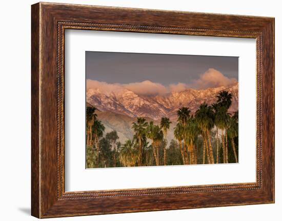 Jacinto and Santa Rosa Mountain Ranges, Palm Springs, California, USA-Richard Duval-Framed Photographic Print