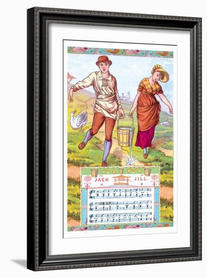 Jack and Jill, c.1885-Walter Crane-Framed Art Print