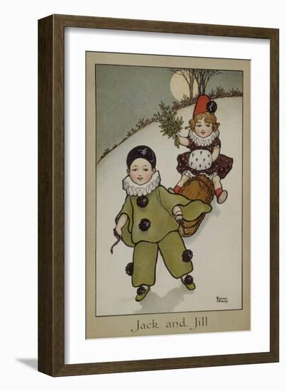 Jack and Jill, Victorian Card-Florence Hardy-Framed Giclee Print