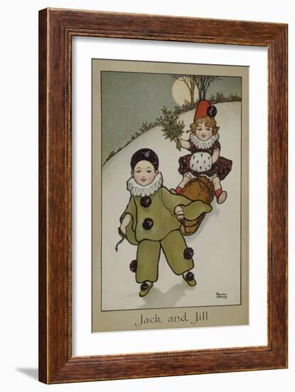 Jack and Jill, Victorian Card-Florence Hardy-Framed Giclee Print