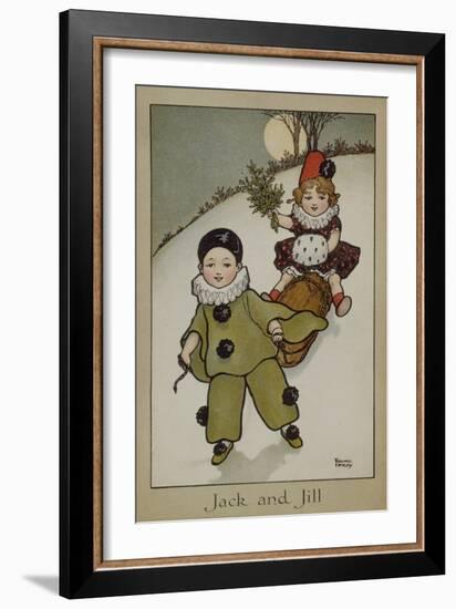 Jack and Jill, Victorian Card-Florence Hardy-Framed Giclee Print