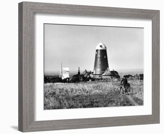 Jack and Jill Windmills-Fred Musto-Framed Photographic Print