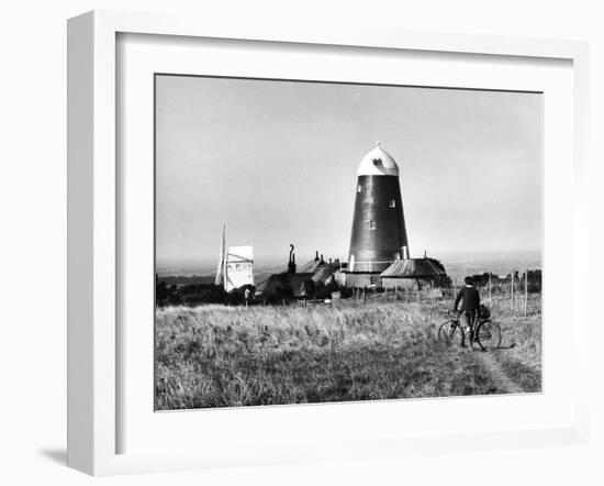 Jack and Jill Windmills-Fred Musto-Framed Photographic Print