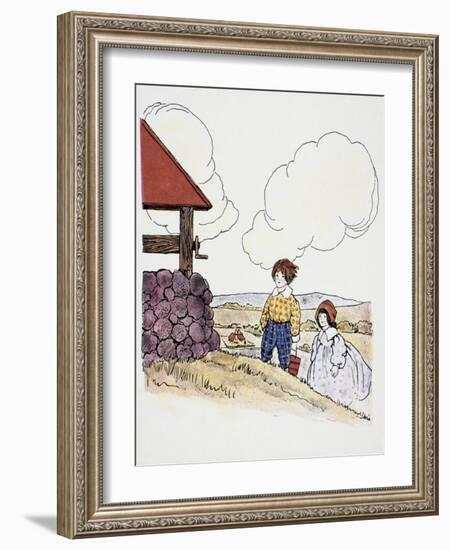 Jack and Jill-Blanche Fisher Wright-Framed Giclee Print