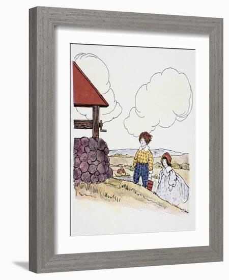 Jack and Jill-Blanche Fisher Wright-Framed Giclee Print