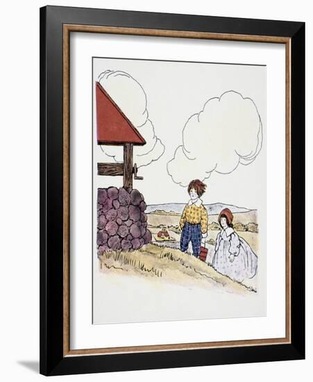 Jack and Jill-Blanche Fisher Wright-Framed Giclee Print