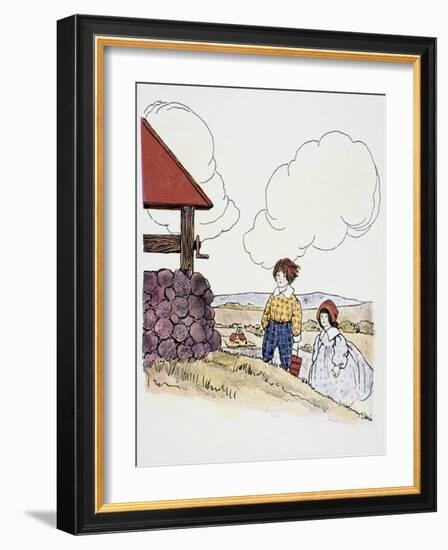 Jack and Jill-Blanche Fisher Wright-Framed Giclee Print