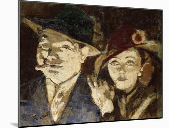 Jack and Jill-Walter Richard Sickert-Mounted Giclee Print