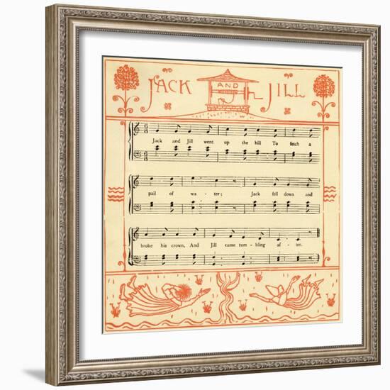 Jack and Jill-Walter Crane-Framed Giclee Print