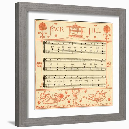 Jack and Jill-Walter Crane-Framed Giclee Print