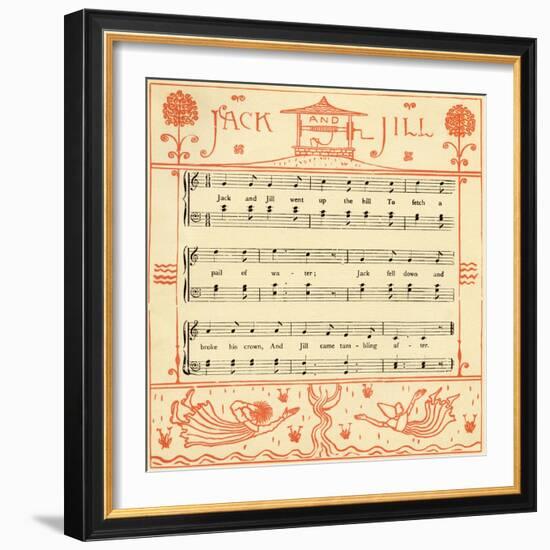 Jack and Jill-Walter Crane-Framed Giclee Print