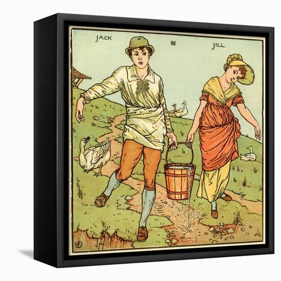 Jack and Jill-Walter Crane-Framed Premier Image Canvas