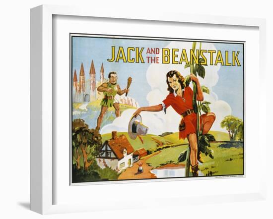 Jack and the Beanstalk Color Print-null-Framed Giclee Print