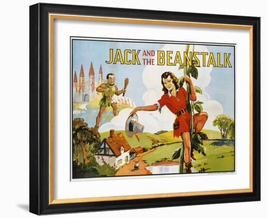 Jack and the Beanstalk Color Print-null-Framed Giclee Print