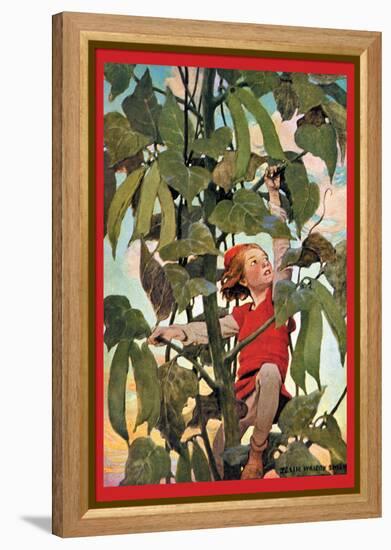 Jack and the Beanstalk-Jessie Willcox-Smith-Framed Stretched Canvas