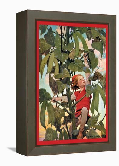 Jack and the Beanstalk-Jessie Willcox-Smith-Framed Stretched Canvas