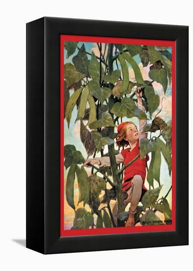 Jack and the Beanstalk-Jessie Willcox-Smith-Framed Stretched Canvas