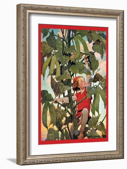 Jack and the Beanstalk-Jessie Willcox-Smith-Framed Art Print