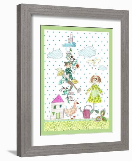 Jack and the Beanstalk-Effie Zafiropoulou-Framed Giclee Print