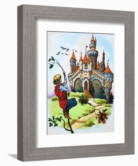 Jack and the Beanstalk-null-Framed Giclee Print