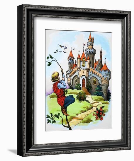 Jack and the Beanstalk-null-Framed Giclee Print