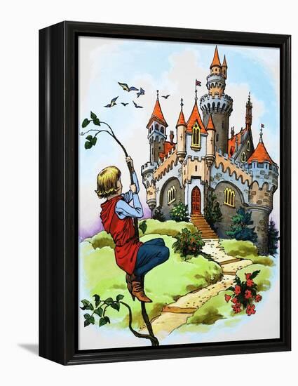 Jack and the Beanstalk-null-Framed Premier Image Canvas