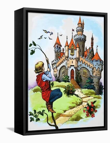 Jack and the Beanstalk-null-Framed Premier Image Canvas