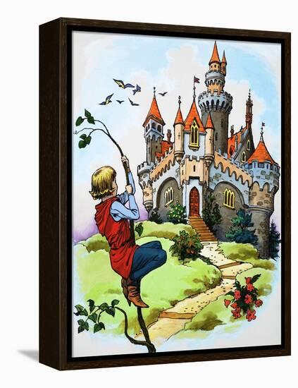 Jack and the Beanstalk-null-Framed Premier Image Canvas