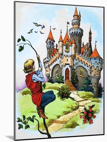 Jack and the Beanstalk-null-Mounted Giclee Print