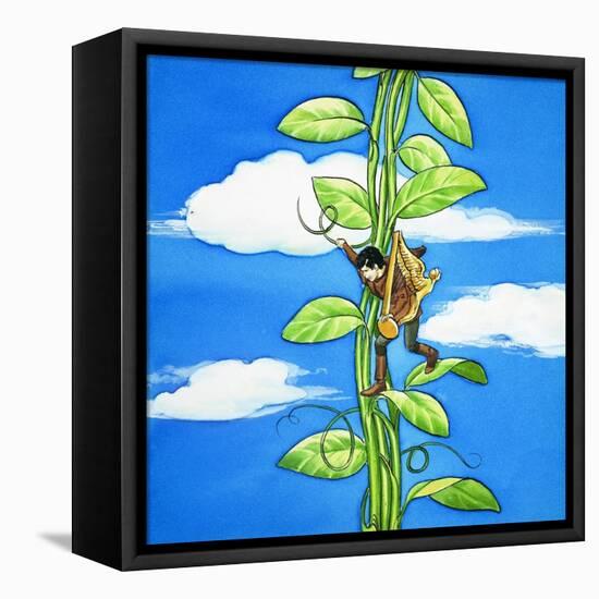 Jack and the Beanstalk-Nadir Quinto-Framed Premier Image Canvas