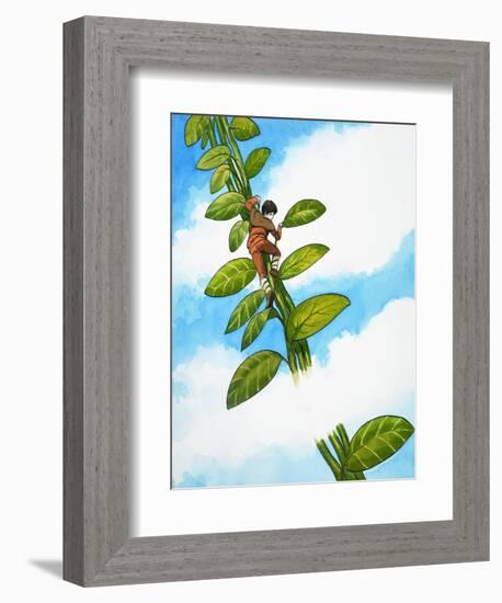 Jack and the Beanstalk-Nadir Quinto-Framed Giclee Print