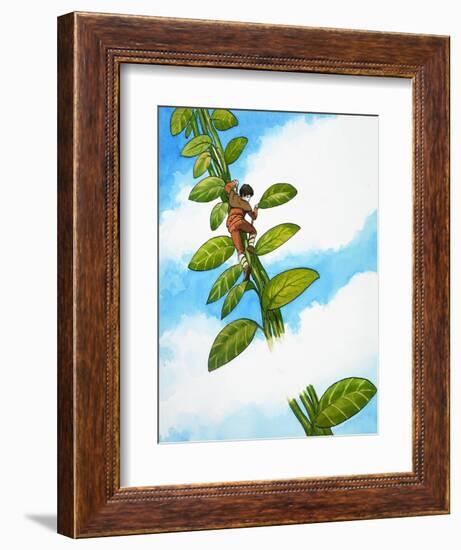 Jack and the Beanstalk-Nadir Quinto-Framed Giclee Print