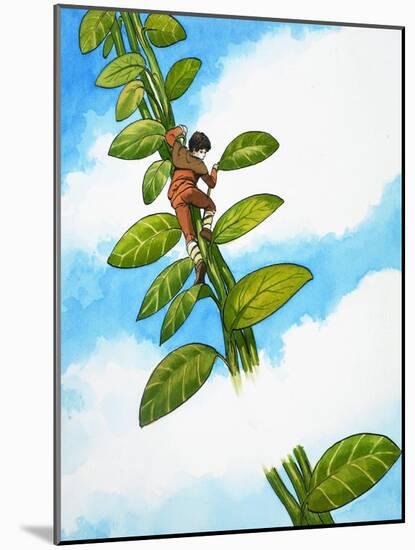 Jack and the Beanstalk-Nadir Quinto-Mounted Giclee Print