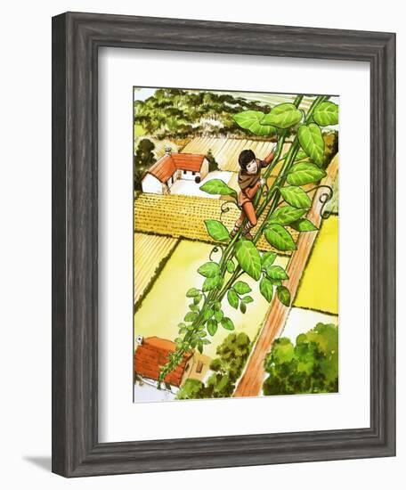 Jack and the Beanstalk-Nadir Quinto-Framed Giclee Print