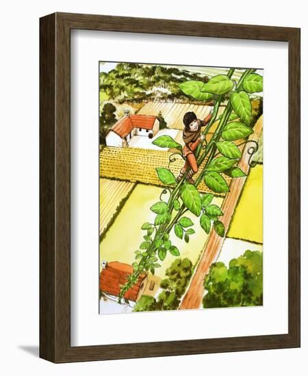 Jack and the Beanstalk-Nadir Quinto-Framed Giclee Print