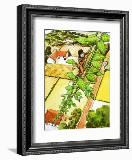 Jack and the Beanstalk-Nadir Quinto-Framed Giclee Print