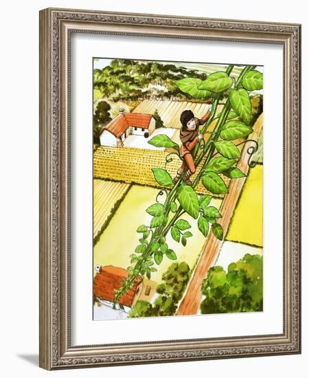 Jack and the Beanstalk-Nadir Quinto-Framed Giclee Print