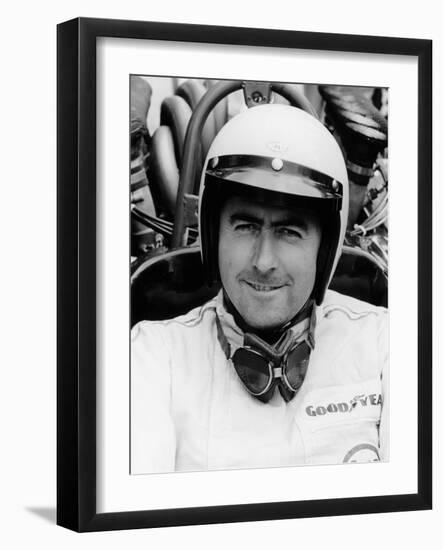 Jack Brabham at the Italian Grand Prix, Monza,1967-null-Framed Photographic Print