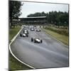 Jack Brabham Leading the Race, British Grand Prix, Brands Hatch, Kent, 1966-null-Mounted Photographic Print